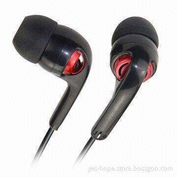 Retractable Earphones with 20 to 20kHz Frequency Ranges and 100dB Sensitivity